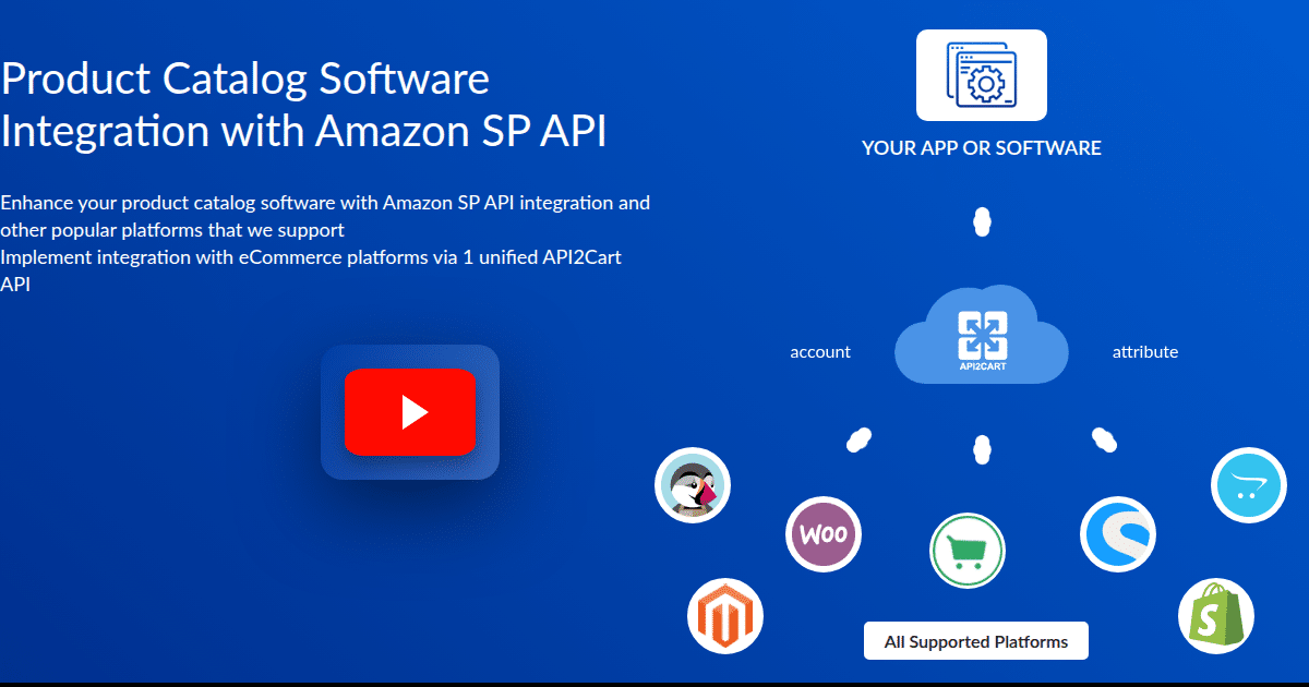 Product Catalog Software Integration with Amazon SP API - API2Cart ...