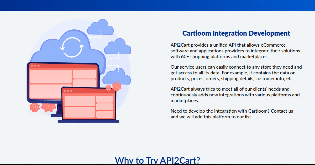 Cartloom Integration - API2Cart - Unified eCommerce API