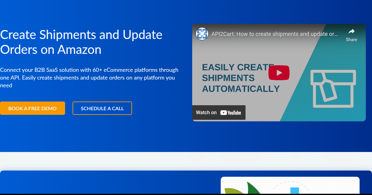Create Shipments and Update Orders on Amazon - API2Cart