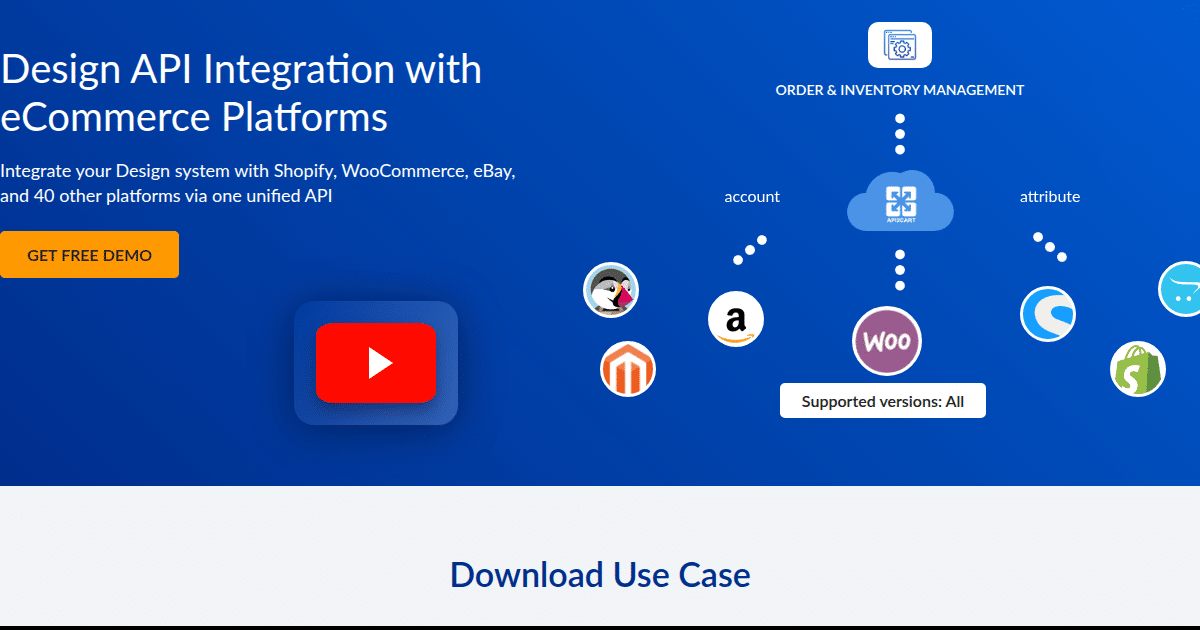 Design API Integration - API2Cart