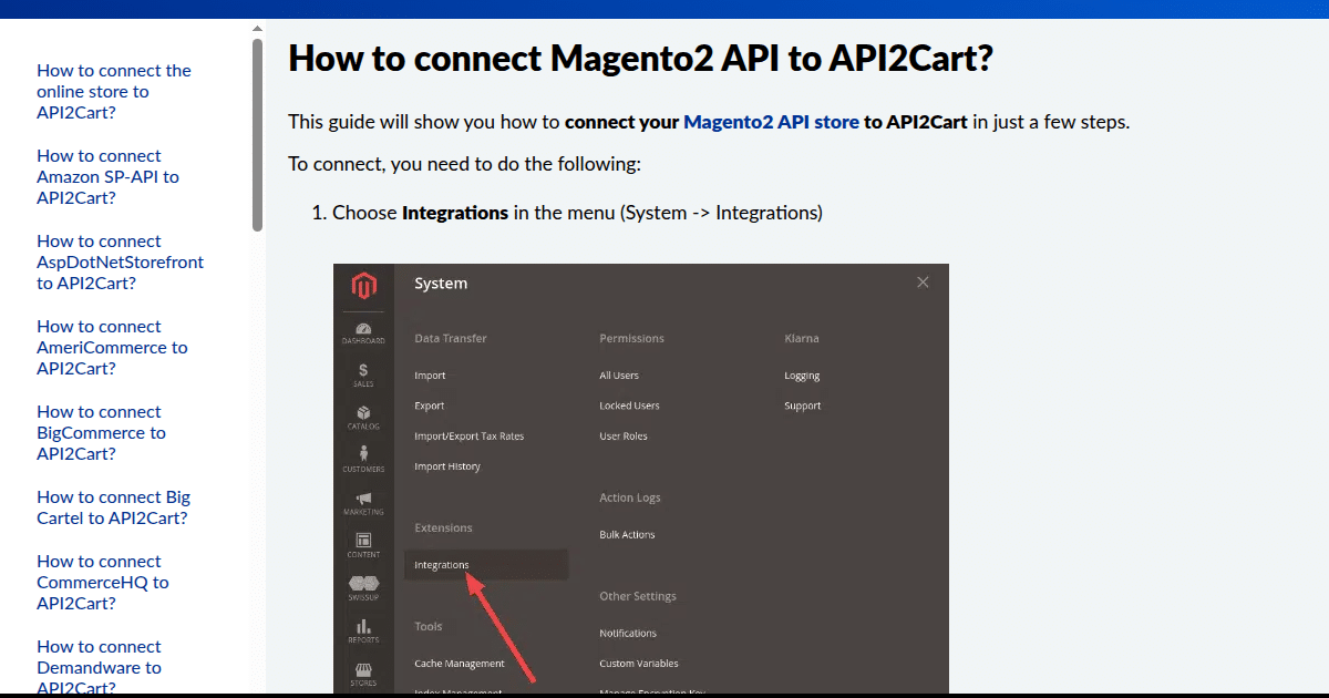 How to connect Magento2 API to API2Cart? - API2Cart - Unified eCommerce API