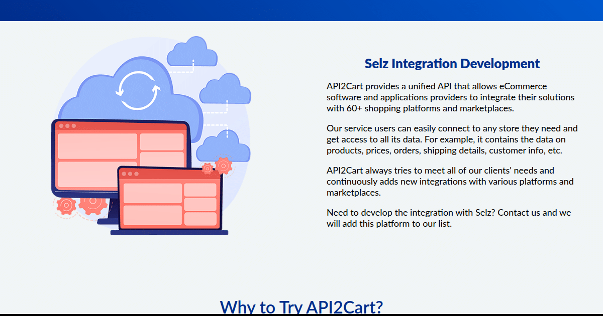 Selz Integration - API2Cart - Unified eCommerce API