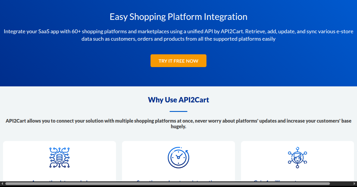 Easy Shopping Platform Integration - API2Cart - Unified eCommerce API