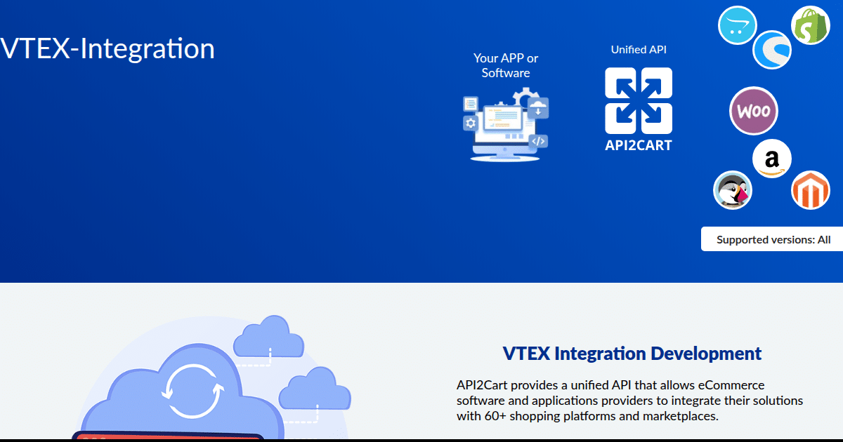 VTEX Integration - API2Cart - Unified eCommerce API