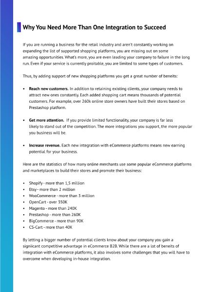 Multi-Channel API Integration