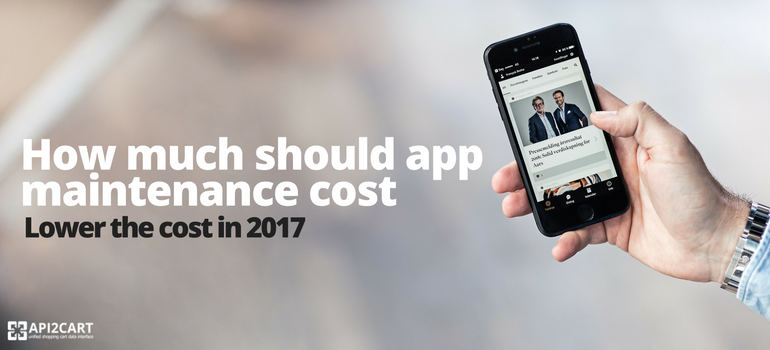How much should app maintenance cost - Lower the cost in 2017