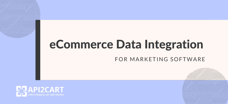 ecommerce data integration for marketing software