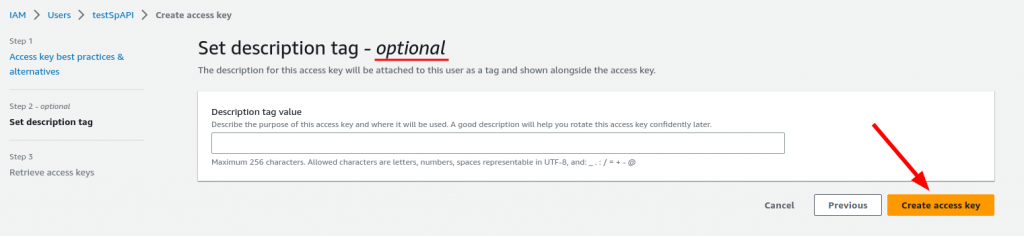 Optional description