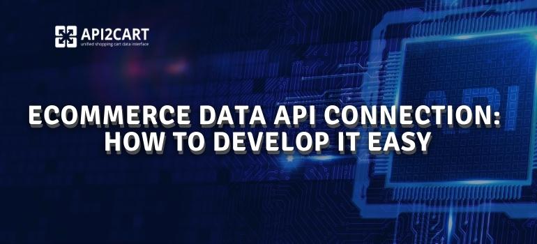 eCommerce Data API Connection: How To Develop It Easy