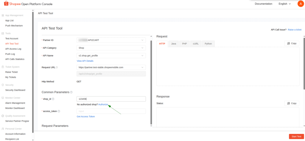 How to connect Shopee to API2Cart