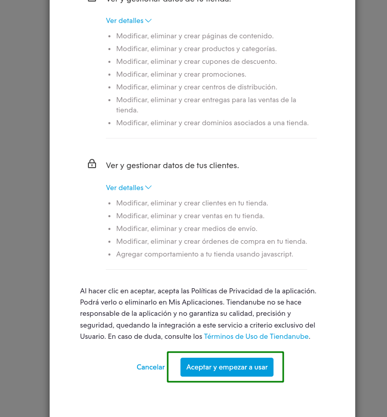 How to connect Tiendanube to API2Cart