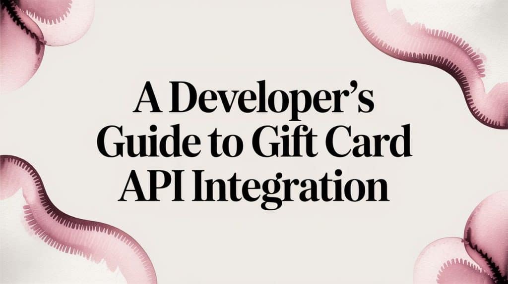 Gift Card API Integration: A Developer's Guide