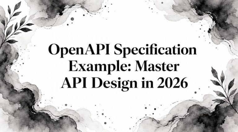 OpenAPI Specification Example: Master API Design in 2026